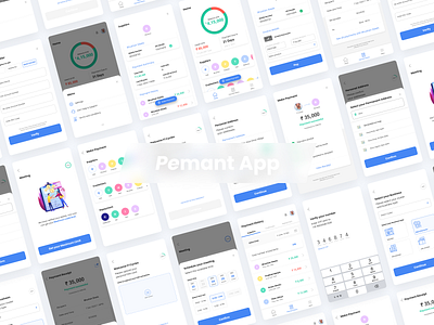 Pemant: A line of credit payment app app ios mobile money payment screen ui ui design uiux ux web