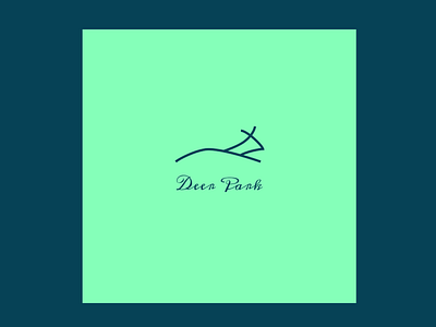 Deer Park Logo deer icon lines logo minimal minimalist