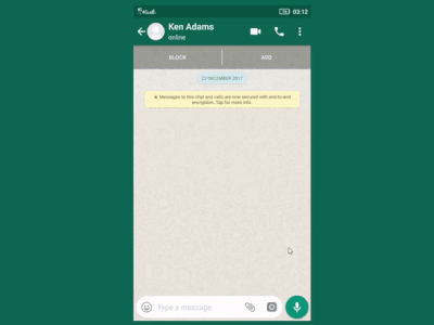 WhatsApp Contact Attachment Redesign