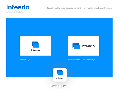 Infeedo Logo design branding digital icon illustration logo