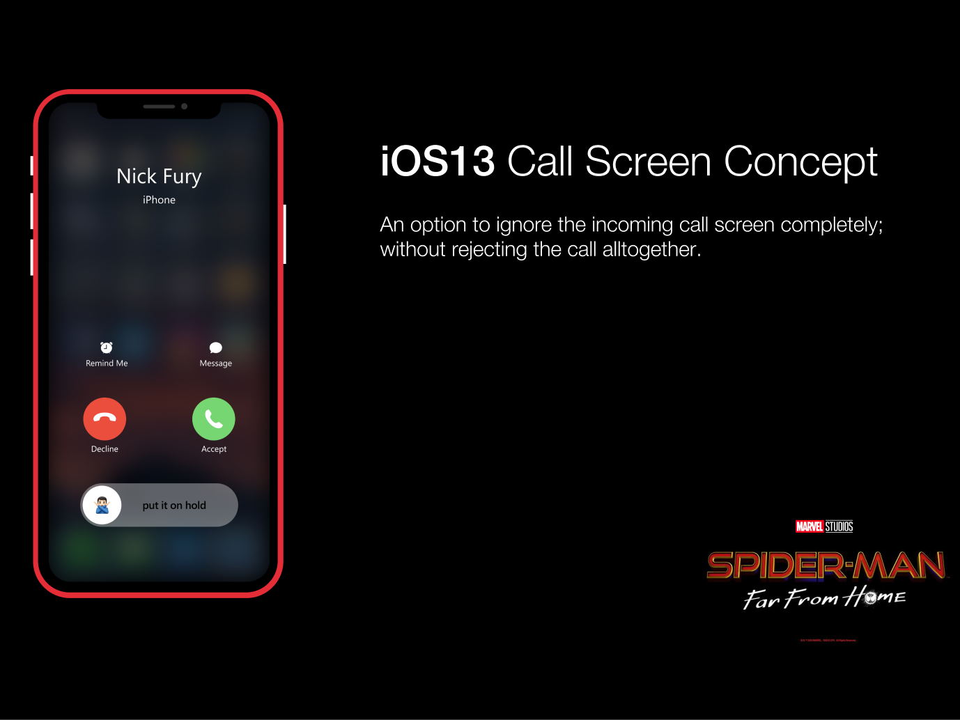 ios show custom incoming call screen