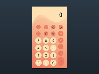 #004 Calculator 004 calculator challenge dailyui dailyui004 uidesign uxdesign