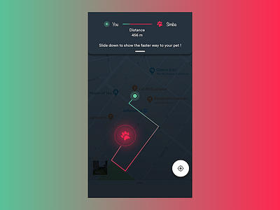 #020 Location Tracker 020 challenge dailyui dailyuichallenge darkui location locationtracker map redesign tracker uidesign uxdesign