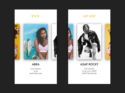 #045 Info Card challenge dailyui dailyuichallenge hiphop music sketch uidesign uxdesign vector