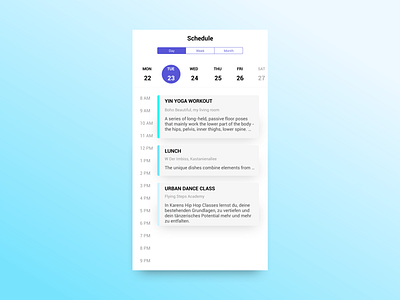 #071 Schedule challenge dailyui dailyuichallenge design schedule sketch ui uidesign uxdesign vector