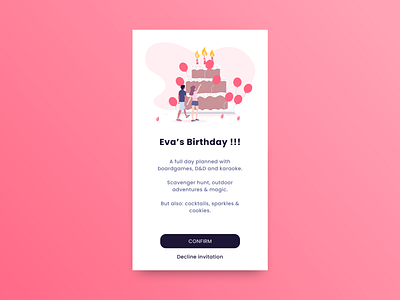 #078 Pending Invitation birthday challenge confirmation dailyui dailyuichallenge design event illustration invitation pending invitation rsvp sketch ui uidesign uxdesign vector