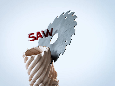 Saw 3d 3d art 3dart abstract abstraction animation art blender blender 3d blender3d design geex arts materials octane saw saw movie typography