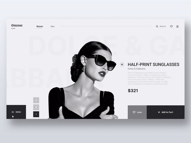 Sunglass Store designs, themes, templates and downloadable graphic elements  on Dribbble