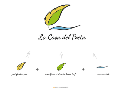 La Casa del Poeta - Logo design Concept