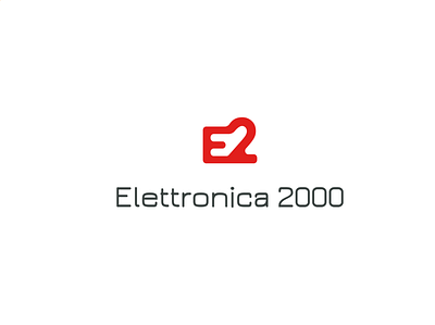 Elettronica 2000 - Logo branding concept illustration logo logo design vector