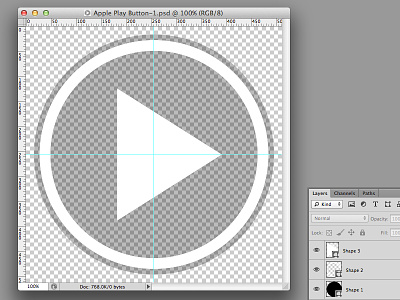 Freebie - Play Button Overlay apple button free freebie ios ipad iphone play play button psd