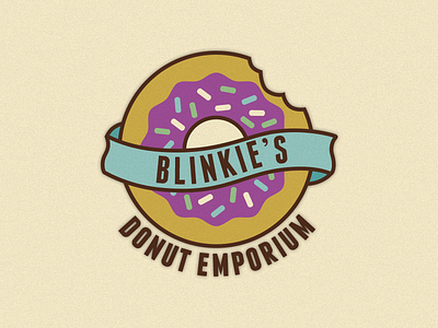Blinkie's Donut Emporium donut donuts logo