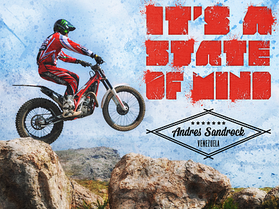It's a state of mind. adrenaline bike dirt enduro mind poster state venezuela