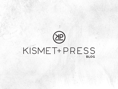 Kismet + Press blog fashion food logo