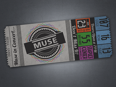 Muse Ticket