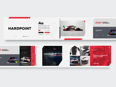 Hardpoint Stylescape No. 1 branding concept hardpoint motorsports porsche stylescape teamhardpoint