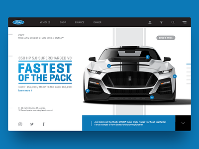 Ford Mustang Shelby Concept carconcept cardesign ford productdesign ui ux webdesign