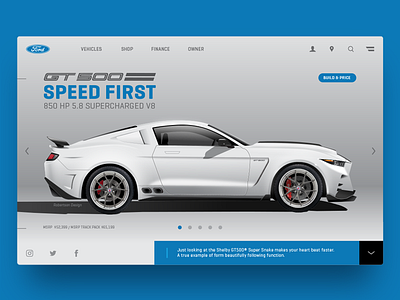 Ford Mustang Shelby Concept carconcept cardesign ford mustang productdesign shelby ui ux webdesign