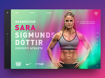 Athlete Profile Sara Sigmundsdóttir
