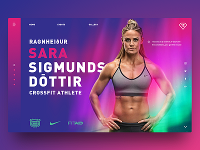 Athlete Profile Sara Sigmundsdóttir