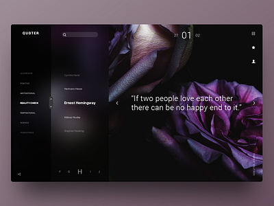 Quoter appdesign concept productdesign ui webdesign