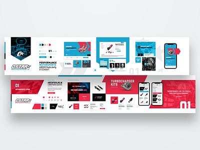 Ostar Motorsports stylescape ui ux webdesign