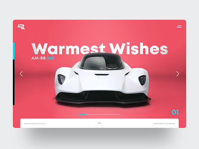 Holidays 2019 aston martin happy holidays happy new year motorsports supercar ui ux valhalla webdesign website