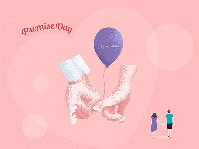 Promise Day 2020 couple illustration creative friendship graphicdesign illustration pinky promise pinkypromise promise promise day valentines creative valentines day valentines week valentinesweek