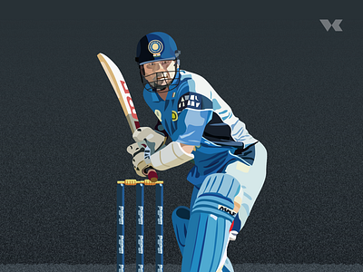 Sachin Tendulkar art bat batting cricket cricket ball cricket bat design illustration illustration art illustration design illustrator portrait sachin sachin tendulkar world cup