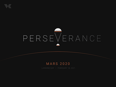 Perseverance Rover Landing Day art calligraphy design illustration logo mars mars2020 marsmission nasa perseverancerover typography