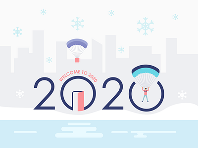 Welcome to 2020 2020 design happy new year happynewyear happynewyear2020 hello 2020 hello new year illustration new year design new year illustration welcome 2020