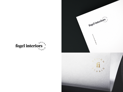 Fogel Interiors Branding brand branding interior design
