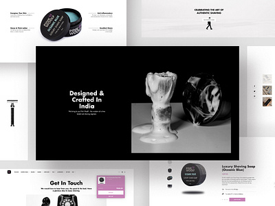 Shaving Brand - Web Design