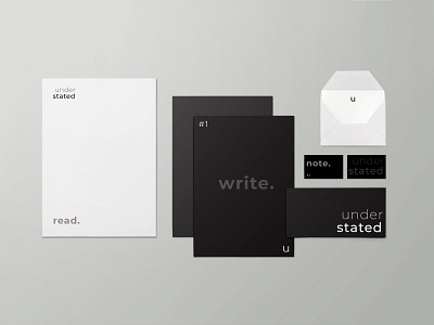 Identity Design - Understated branding branding concept conceptual graphic design ideas identity design minimal simple stationery stationery design typogaphy