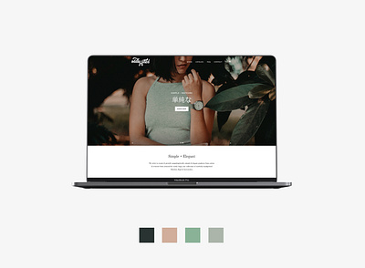 Oddly Fitted - Elegant Ecommerce Design buy now design ecommerce elegance elegant graphic design hero banner hero image minimal product page shopify simple ui design watch web web design webdesign website website design