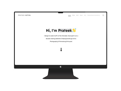 Personal Website/Blog - Redesign