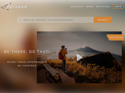 PAYANAM design landing page ui ux web