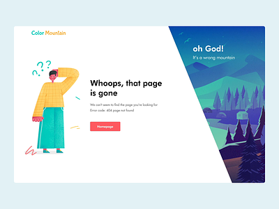 404 Error Page 3d 404 animation branding clean debut design error graphic design illustration logo online website