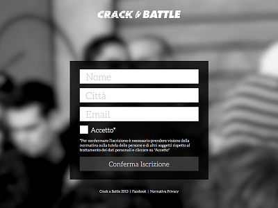 Form Crack a Battle