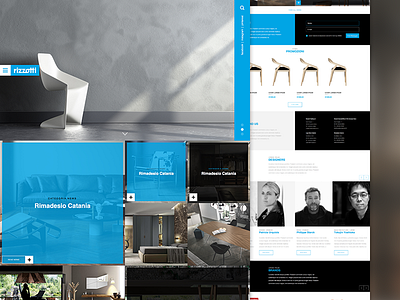 Rizzotti Design - UI Site architecture cassina furnishing furnishings interior design kartell lago layout poltrona frau rimadesio rizzotti design user interface