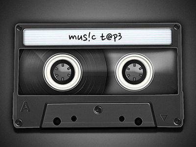 Tape artwork cover icon music photoshop samir kharrat tape