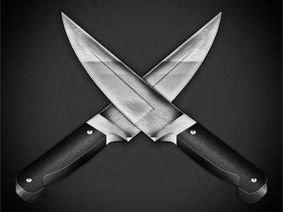 Knife artwork cover icon knife music photoshop samir kharrat