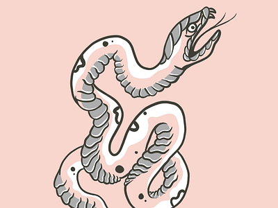 angry snakes by John Jesz on Dribbble