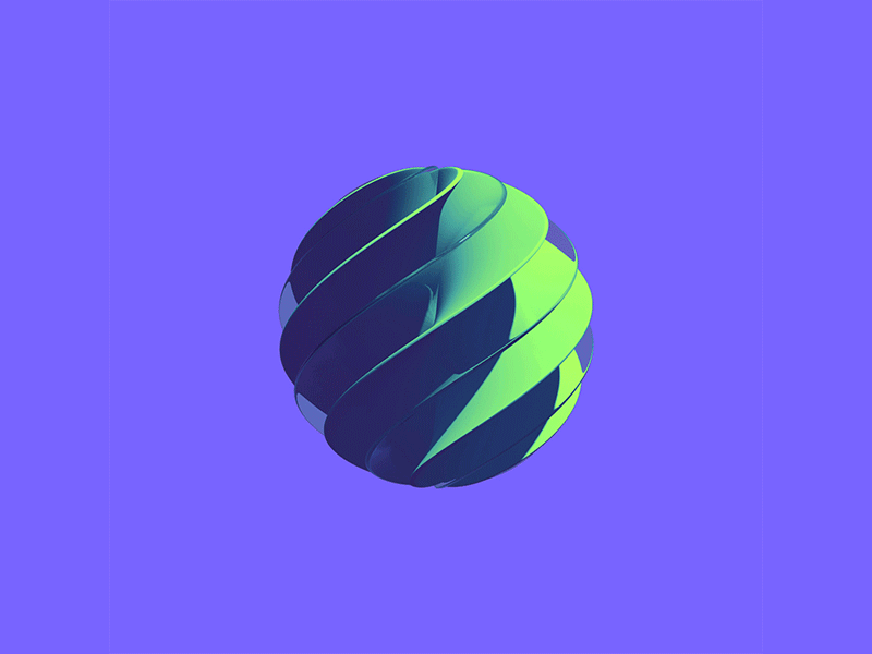 Breathing ball c4d ui