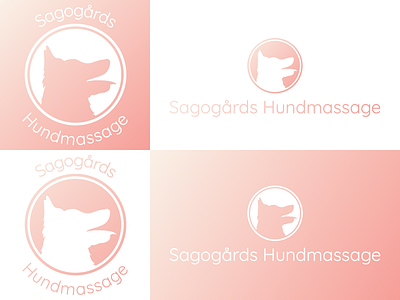 Sagogårds Hundmassage adobe illustrator amateur animal branding design dog dog illustration dog logo dribbble invitation dribbble invite dribbble invite giveaway flat icon illustration illustrator cc logo logodesign logotype pink logo vector