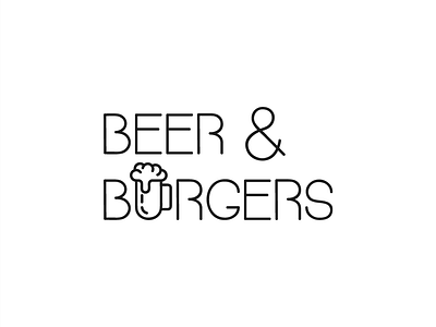 Beer And Burgers adobe illustrator amateur beer branding burger design dribbble invitation dribbble invite dribbble invite giveaway food icon illustration illustrator illustrator cc logo logo design logodesign logos logotype vector