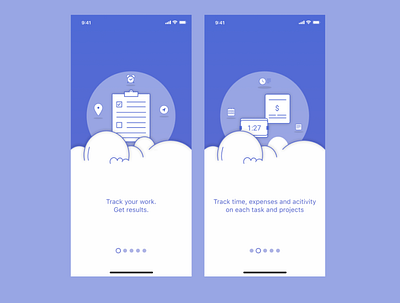 Onboarding screens for Task App aravindakshan.g.j branding design dribbble figma illustrator ios app ios app design onboarding onboarding screens onboarding ui ui ux uidesign