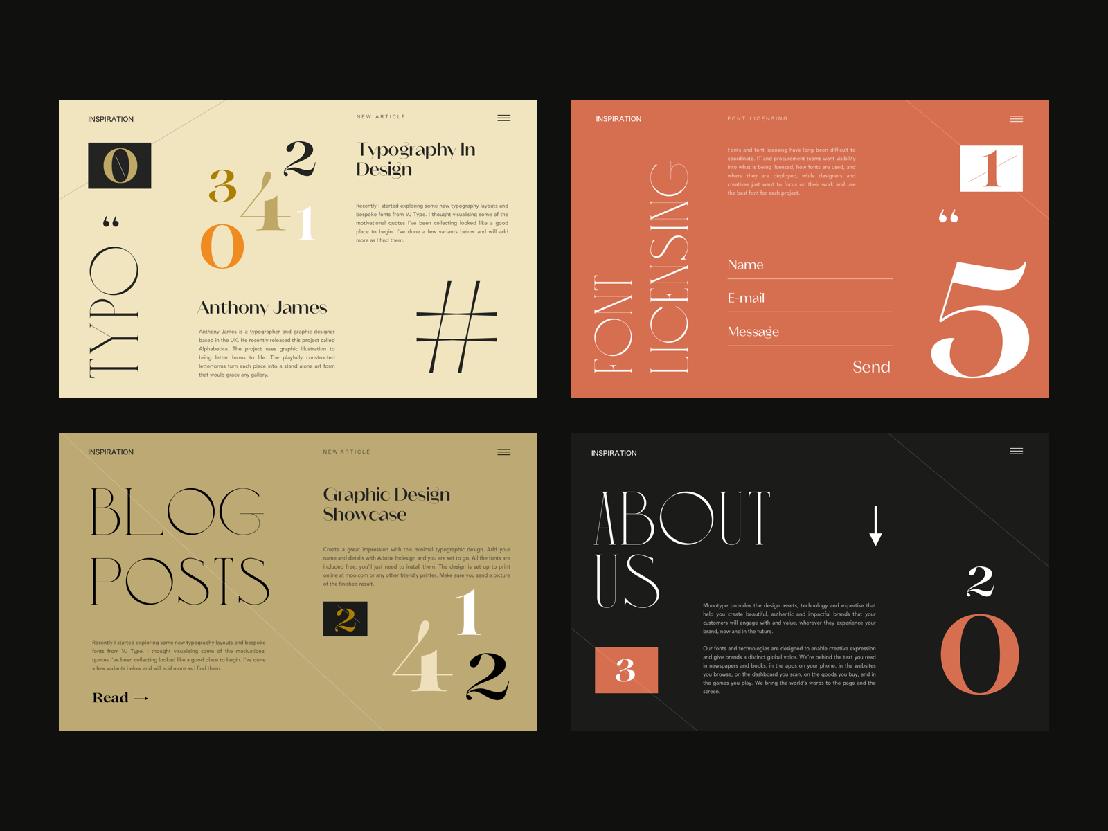 Choosing typography for web design: 5 things you need to consider |  Dribbble Design Blog