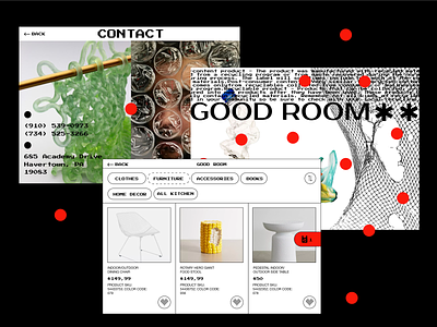 Good Room blog branding colors design interface ui web