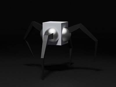 Spider Robot 3D Model 3d 3d icons icon robort 3d robot spider